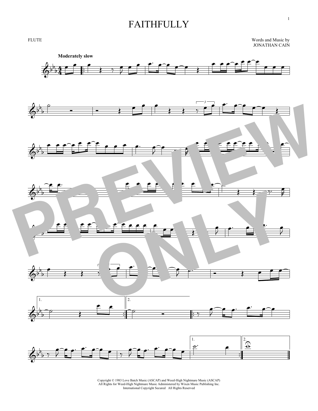 Product gallery: Page 1 of 1 Faithfully, Journey
