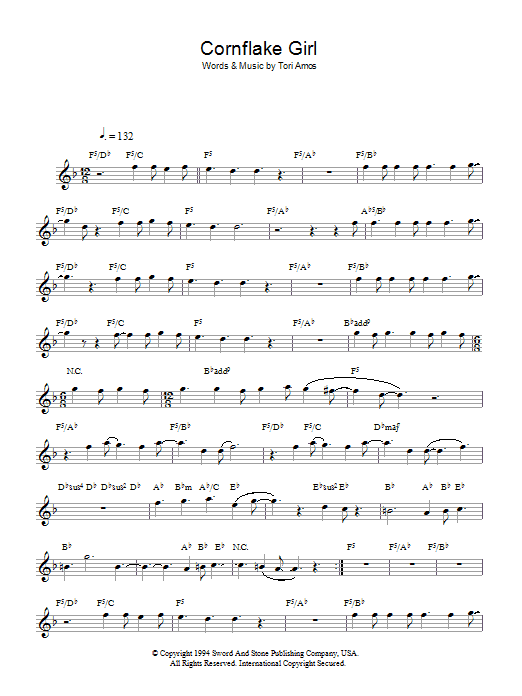 Produktgalerie: Seite 1 von 1 Cornflake Girl, Tori Amos, Melodieinstrument
