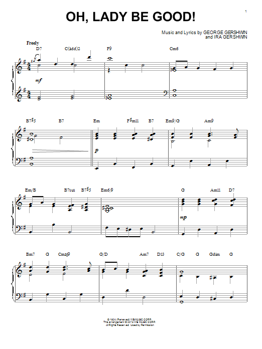 Produktbild zu: Oh, Lady Be Good! [Jazz version] (arr. Brent Edstrom)
