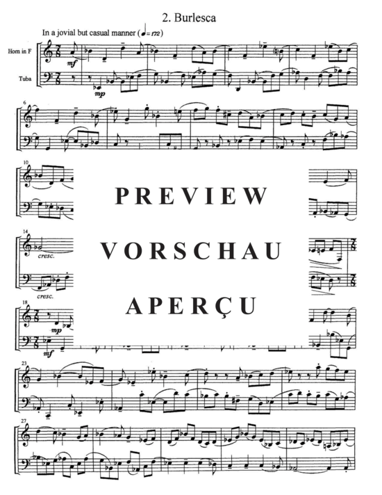 Produktgalerie: Seite 8 von 21 Oompah Suite , , (Duett für Horn in F +Tuba)