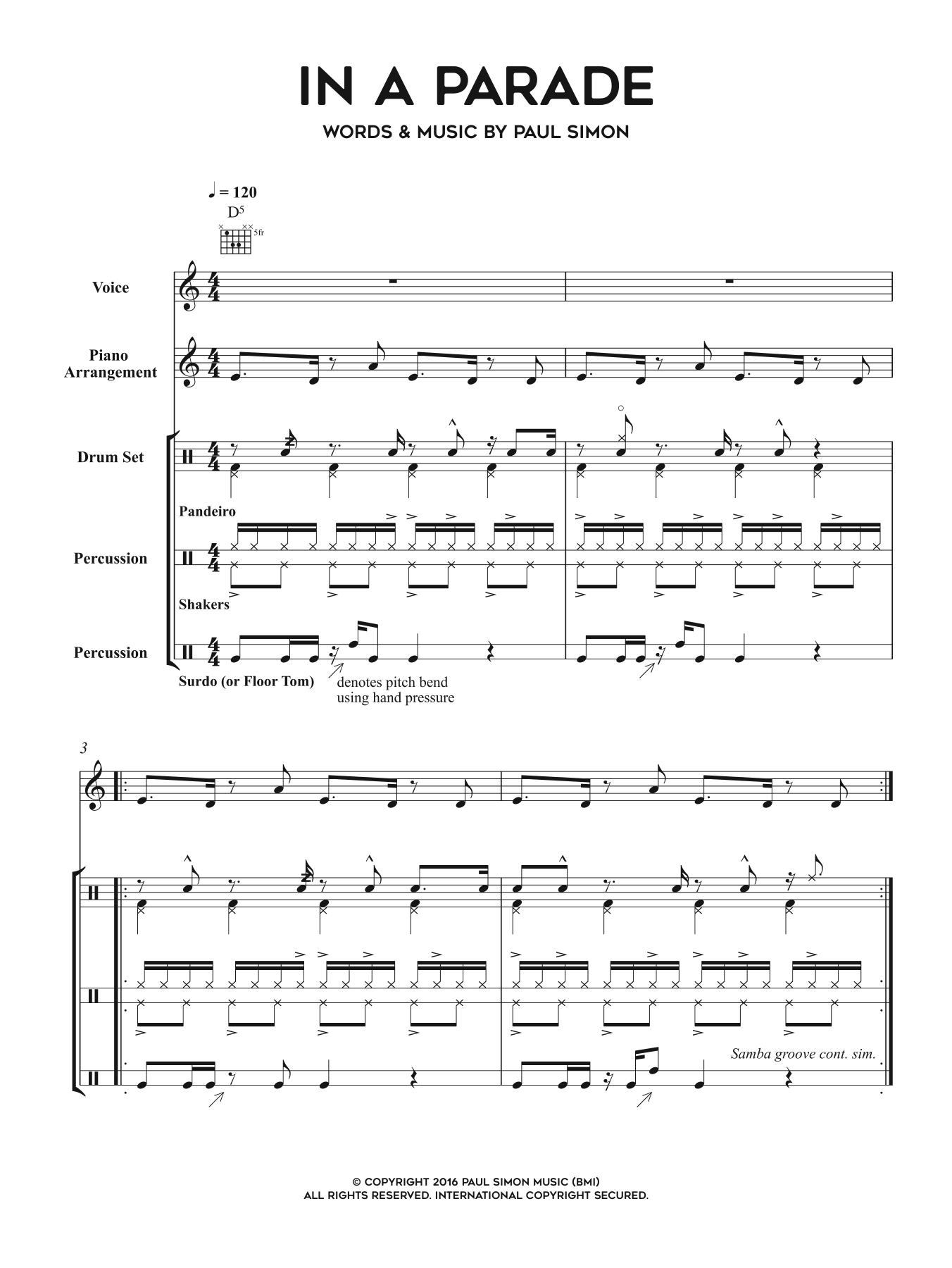 Produktbild zu: In A Parade