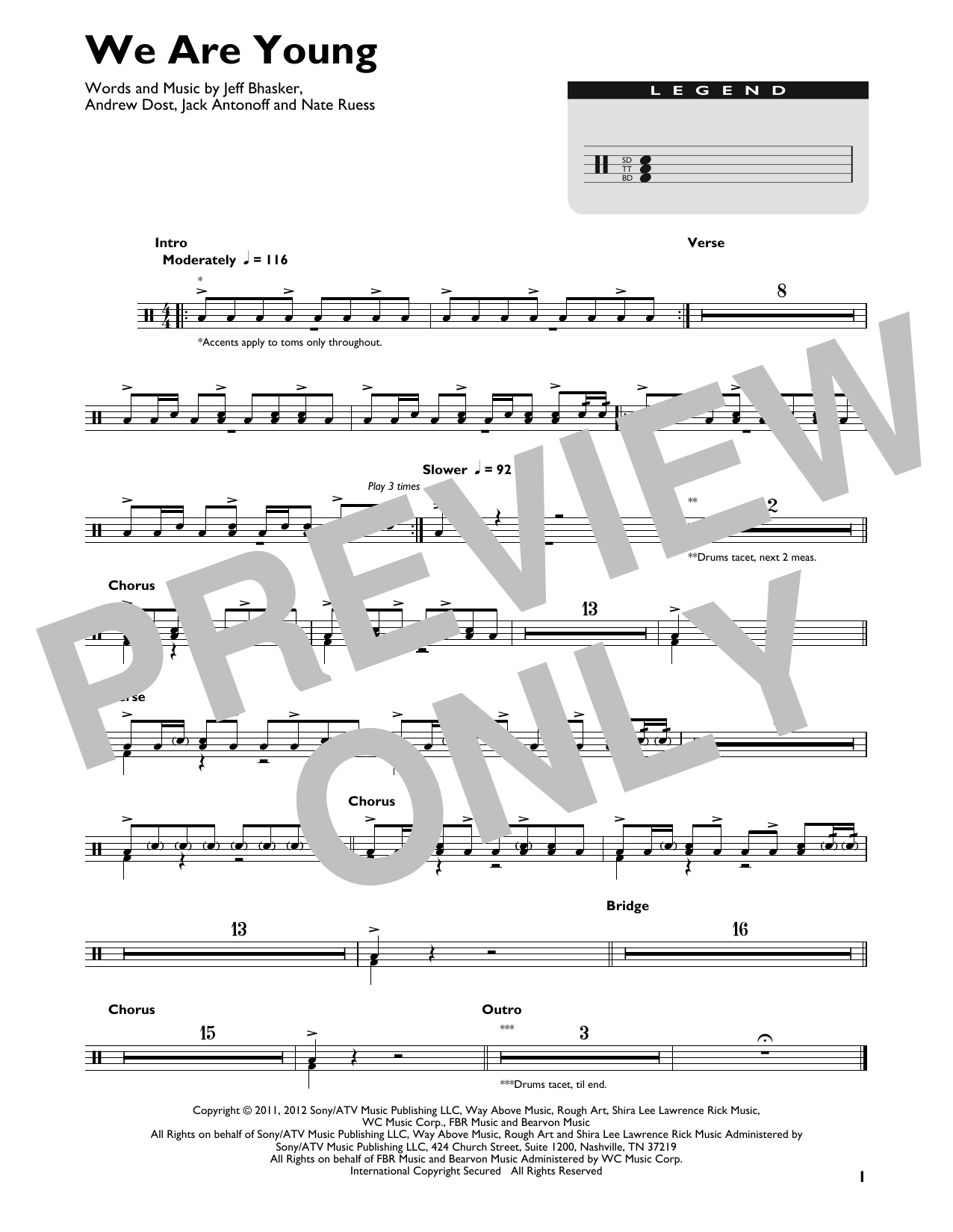 Product gallery: Page 1 of 1 We Are Young, fun.