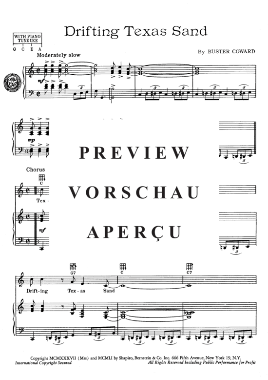 Produktgalerie: Seite 3 von 8 Drifting Texas Sand , Popular Standard, Klavier und Gesang
