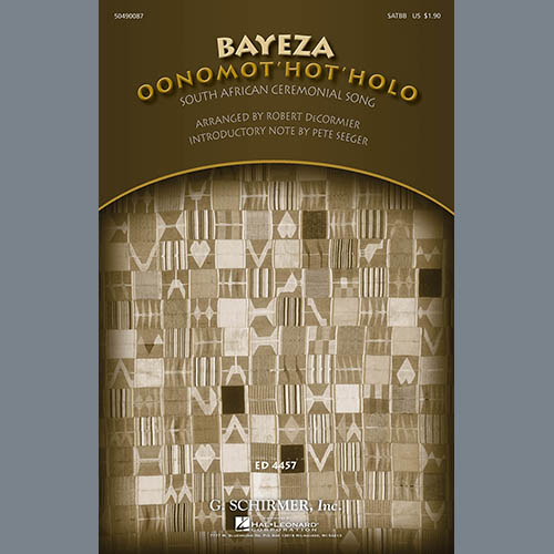 cover: Bayeza (Oonomot'hot'holo), Robert DeCormier, Chor