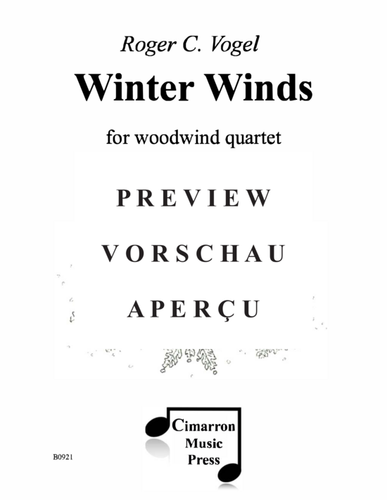 Produktgalerie: Seite 2 von 21 Winter Winds , , (Flöte, Oboe, Klarinette und Fagott)