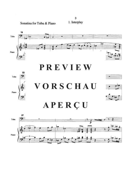 gallery: Sonatina , , (Tuba + Klavier)