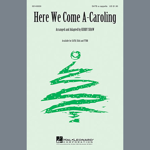 cover: Here We Come A-Caroling, Kirby Shaw, Chor
