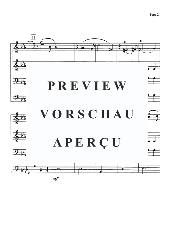Produktgalerie: Seite 4 von 11 Waltz, , Blechbläser Quartett 2 Trompeten und 2 Posaunen