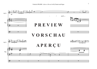 Product gallery: Page 8 of 10 Adoro Te Devote , , (clarinet + organ)