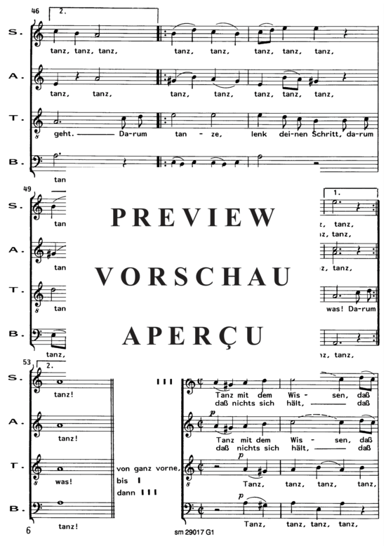 Product gallery: Page 7 of 9 Tanz , , (mixed choir)