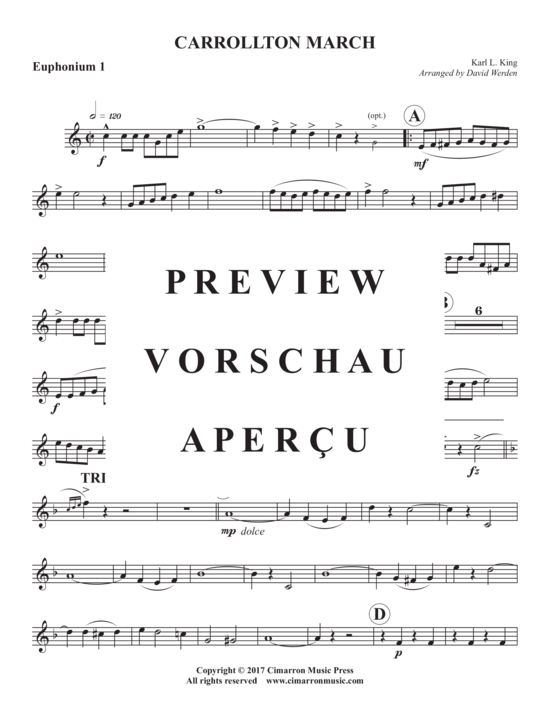 Product gallery: Page 9 of 18 Carrollton March , , (Tuba Quartett EETT)