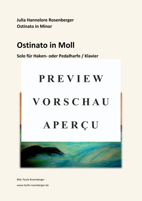 gallery: Ostinato in Moll, , (solo for hook or pedal harp / piano)