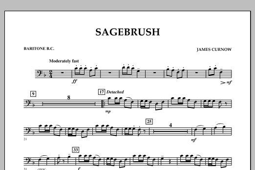 Produktbild zu:  Sagebrush - Baritone B.C. - 