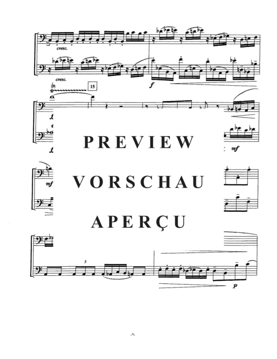 Produktgalerie: Seite 9 von 37 Six Duodecadent Duets , , (Euphonium Duett)