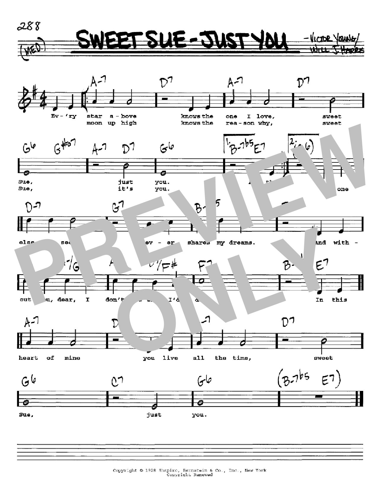 Produktbild zu: Sweet Sue-Just You