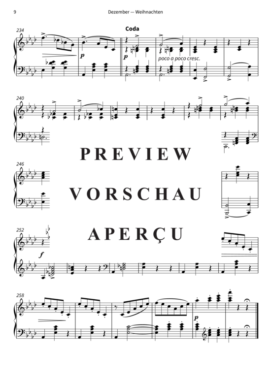 Product gallery: Page 12 of 12 Dezember - Weihnachten - Die Jahreszeiten op. 37b, Nr. 12 , , Piano Solo