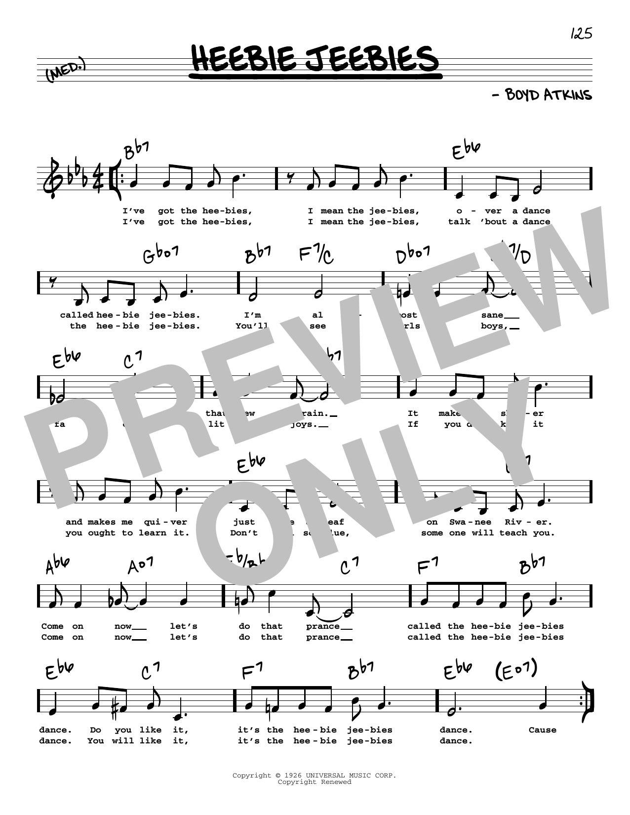 Produktbild zu: Heebie Jeebies (Low Voice)