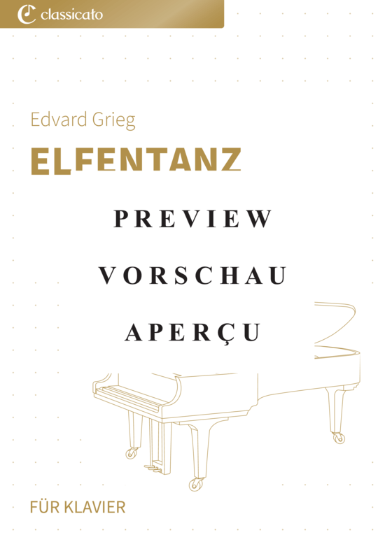 gallery: Elfentanz - Nr. 4 aus Lyrische Stücke, Buch 1, op. 12 , , (Klavier Solo)