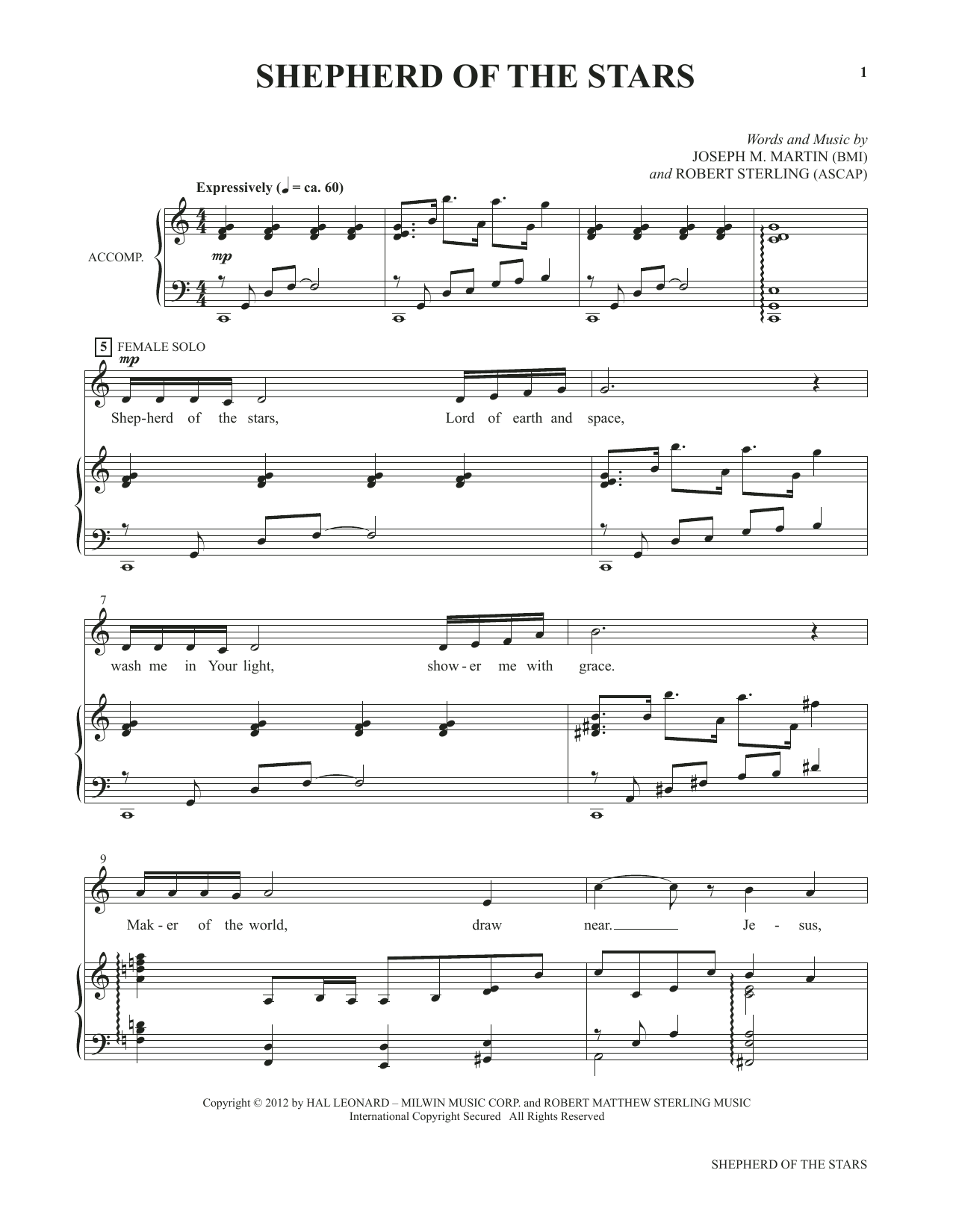 Product picture to: Shepherd Of The Stars (from Voices Together: Duets for Sanctuary Singers)