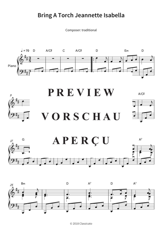 Product gallery: Page 4 of 5 Bring A Torch Jeannette Isabella , , Piano Solo