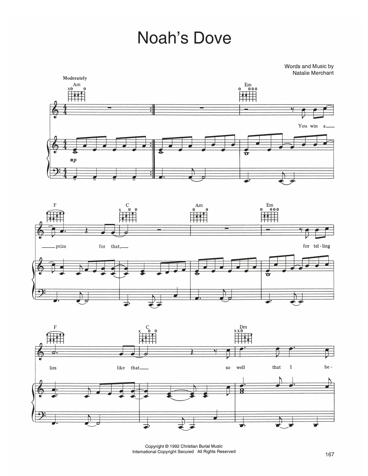Produktgalerie: Seite 1 von 1 Noah's Dove, 10,000 Maniacs, Gesang, Gitarre, Klavier
