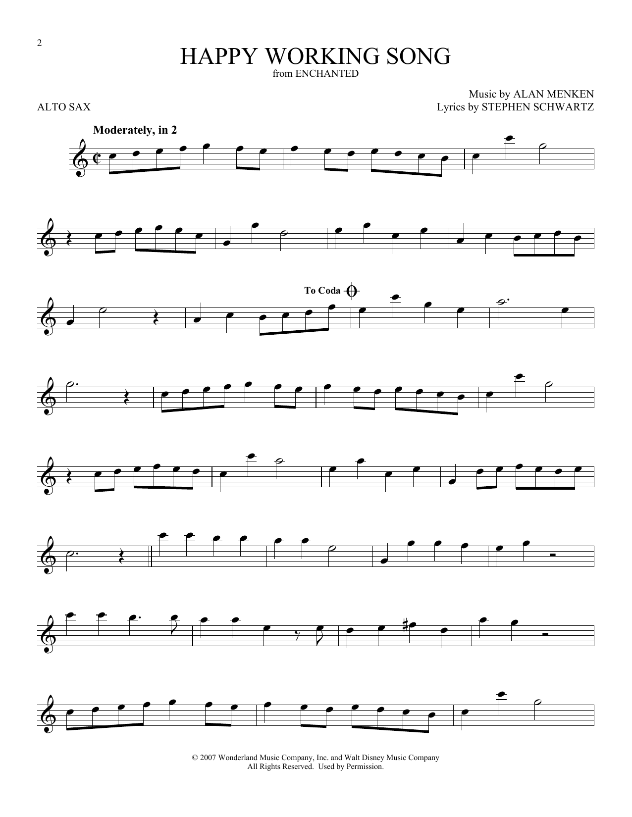 Product gallery: Page 1 of 1 Happy Working Song (from Enchanted), Amy Adams