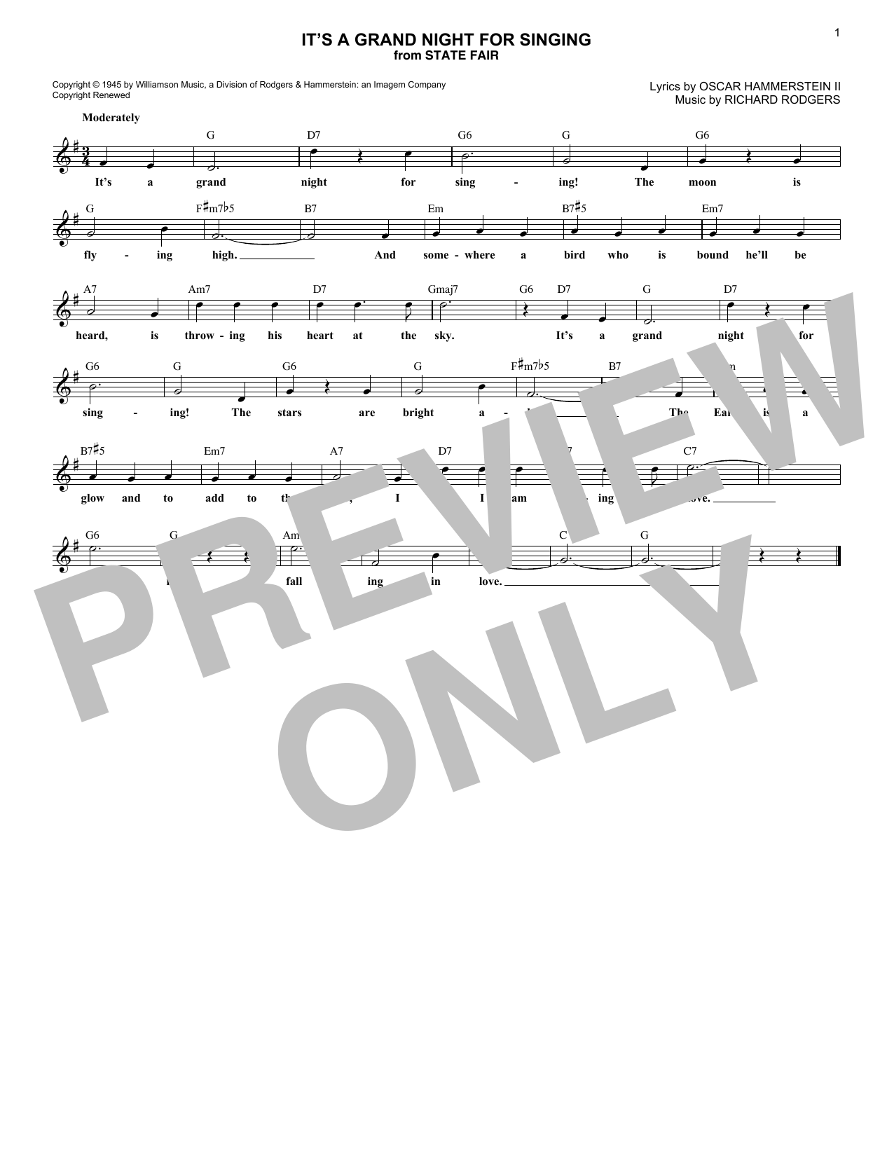 Product picture to: It's A Grand Night For Singing