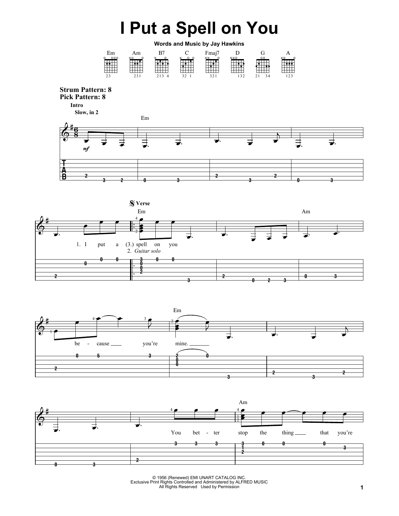 Product gallery: Page 1 of 1 I Put A Spell On You, Creedence Clearwater Revival