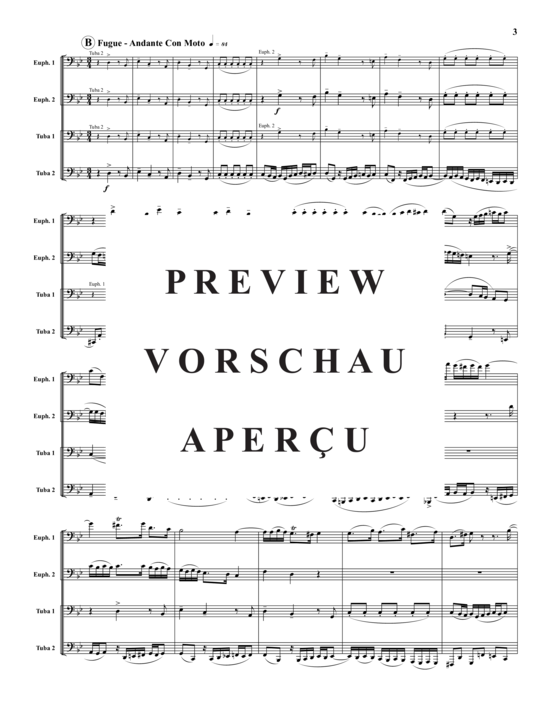 Product gallery: Page 4 of 19 Prelude und Fuge 16 in G-Moll , , (Tuba Quartet: 2x Baritone, 2xTuba)