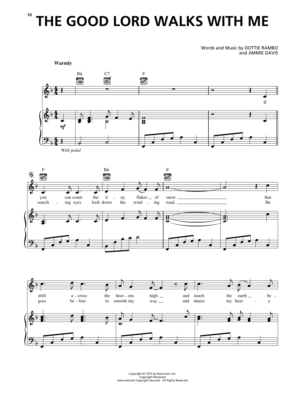 Produktbild zu: The Good Lord Walks With Me