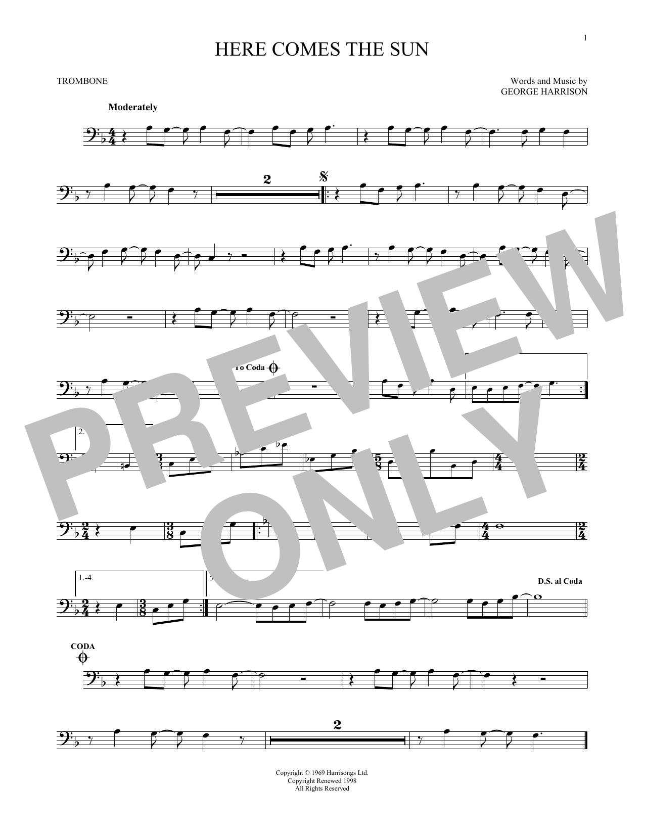 Product gallery: Page 1 of 1 Here Comes The Sun, The Beatles