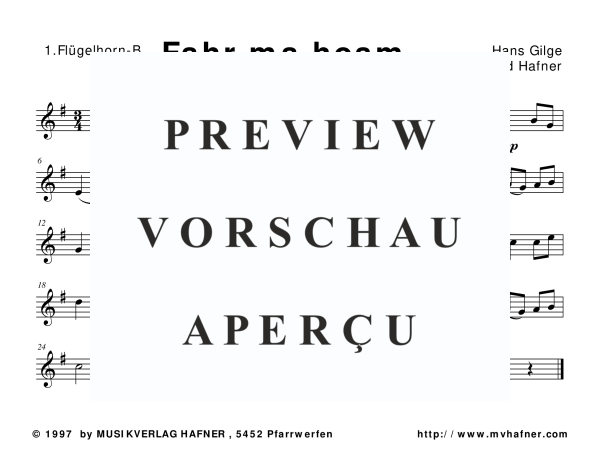 gallery: Fahr ma hoam, , (Blechbläser Quintett)