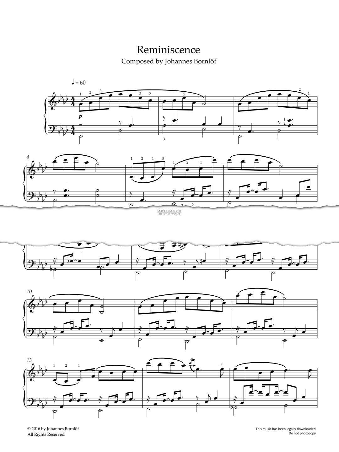 Product gallery: Page 1 of 1 Reminiscence, Johannes Bornlöf