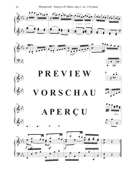 Product gallery: Page 19 of 19 Piano Sonata in Eb major, Opus 1 no. 2 , Nicolas Horvath, Piano Solo