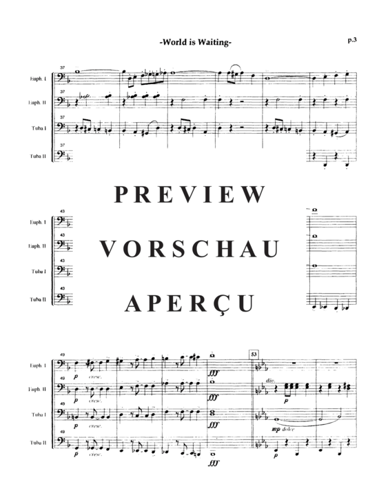 Product gallery: Page 7 of 21 World is Waiting for the Sunrise , , (Tuba Quartett EETT)