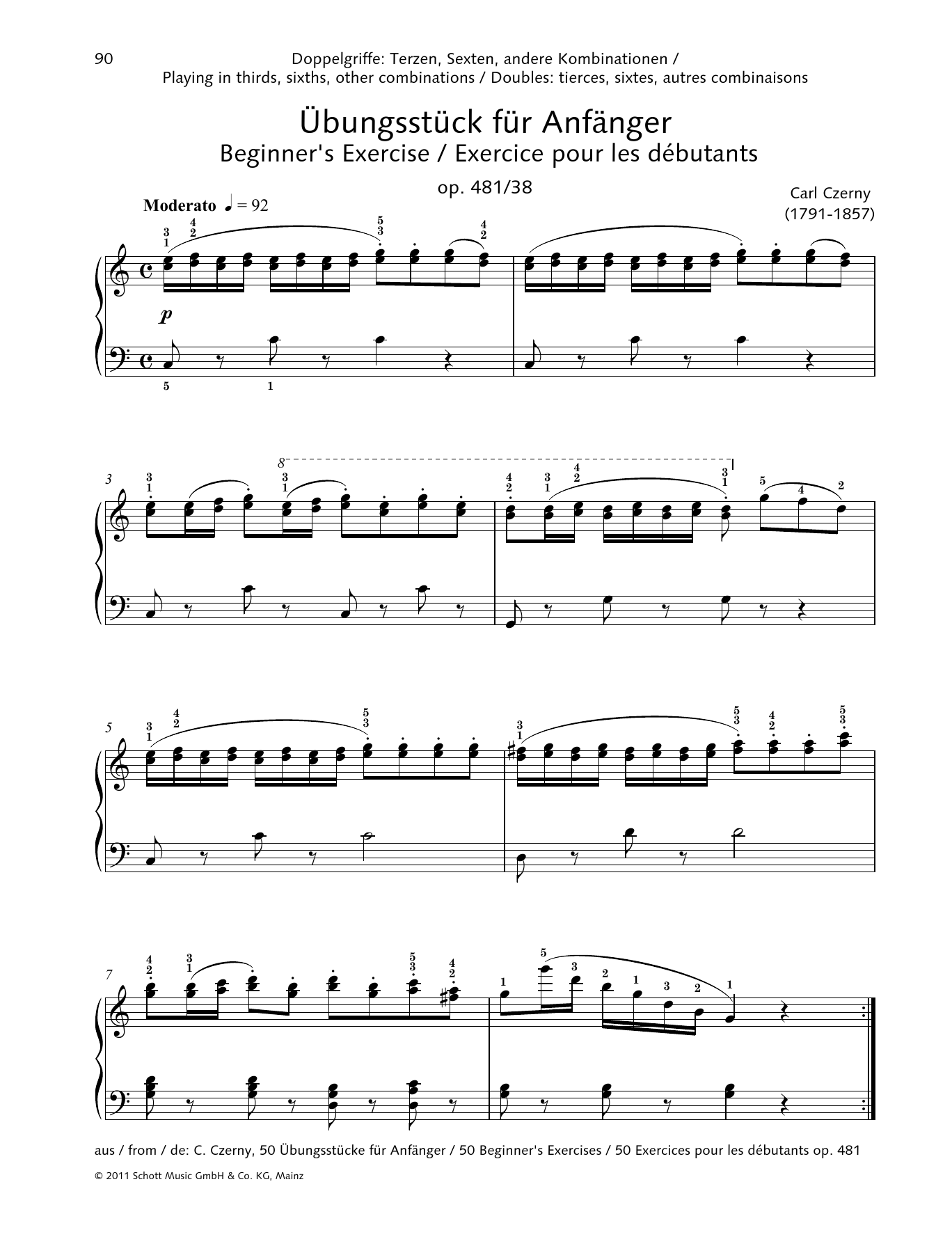 Product gallery: Page 1 of 1 Beginner's Exercise, Carl Czerny