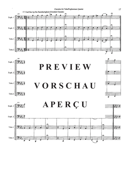 Product gallery: Page 20 of 21 Chorales , , (Tuba Quartett EETT)