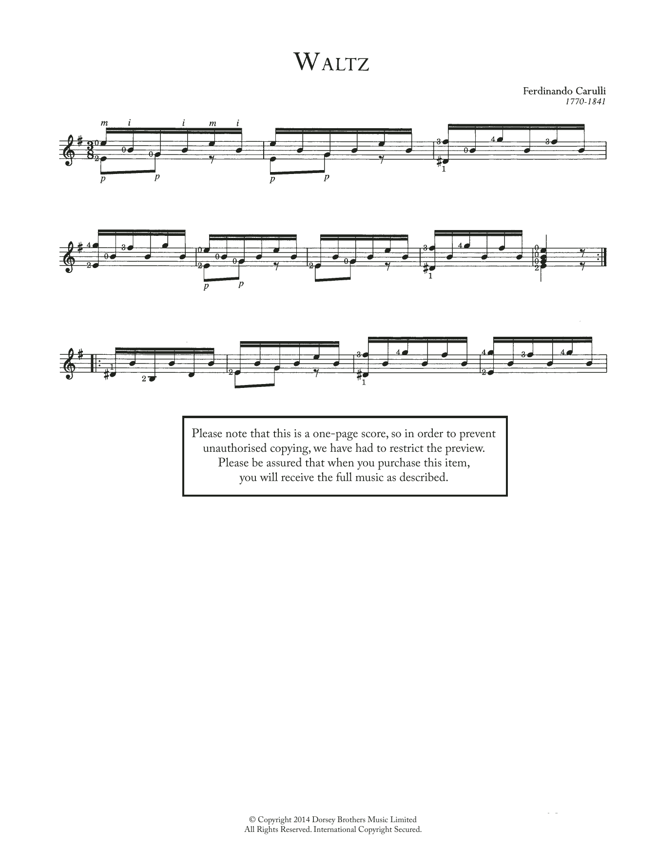 Produktbild zu: Waltz