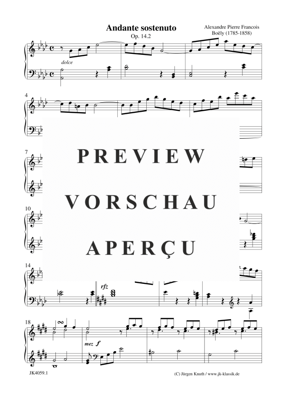 gallery: Andante sostenuto Op. 14.2, , (Klavier Solo)