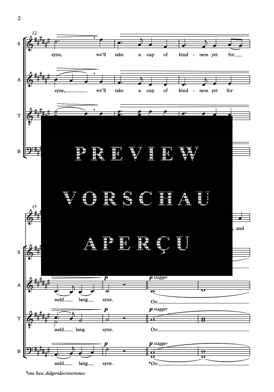 Produktgalerie: Seite 5 von 11 Auld Lang Syne, , Sopran Solo und Gemischter Chor