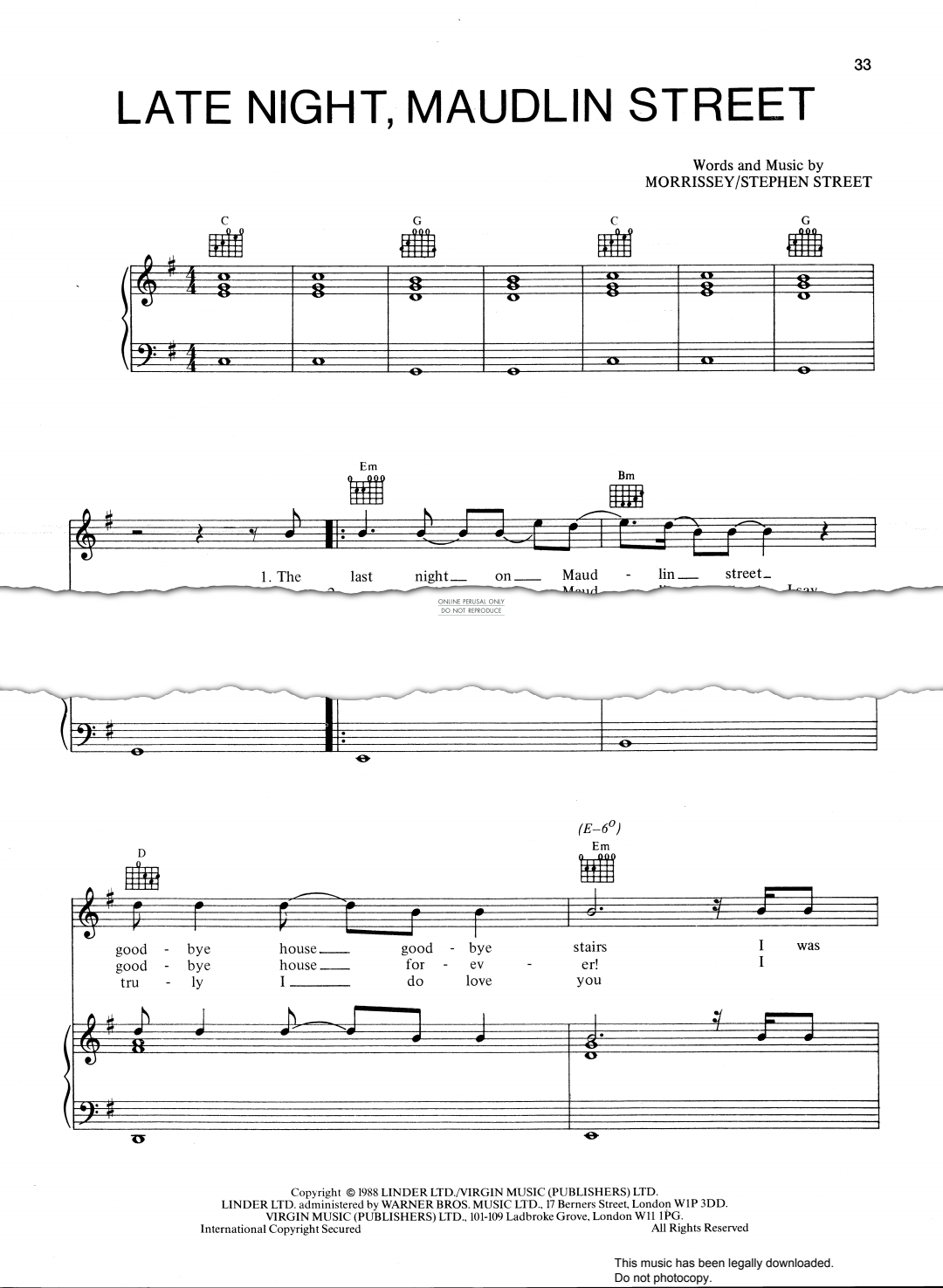 Produktbild zu: Late Night, Maudlin Street