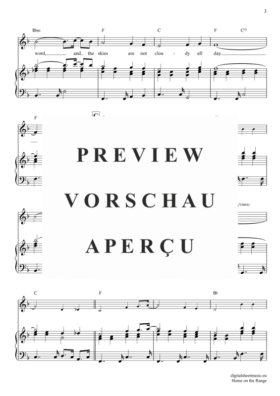 Product gallery: Page 4 of 6 Home On The Range, Folk Song, American, Piano and Voice