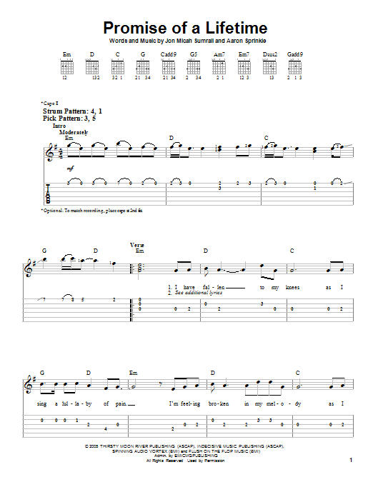 Product gallery: Page 1 of 1 Promise Of A Lifetime, Kutless