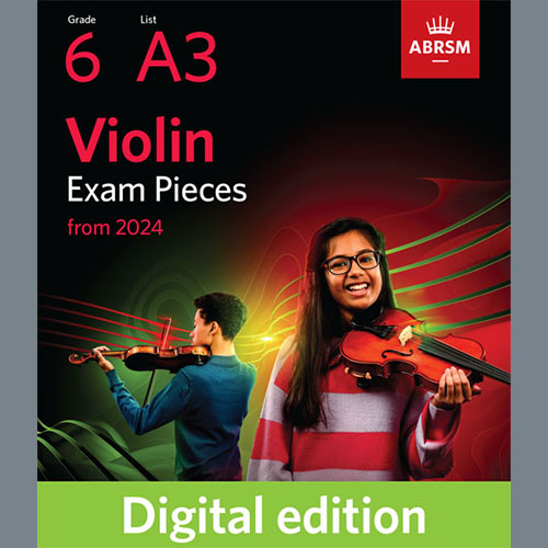 Product picture to: Toreador Song (Grade 6, A3, from the ABRSM Violin Syllabus from 2024)