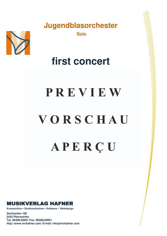 Product gallery: Page 2 of 11 first concert, , (Youth wind orchestra)