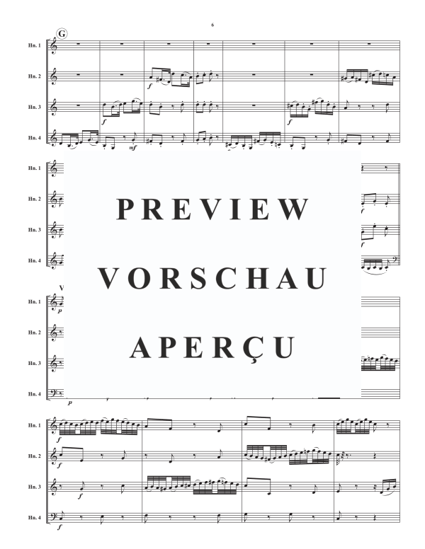 Product gallery: Page 8 of 11 Variations by Beethoven on a Theme by Mozart, , Horn Quartet
