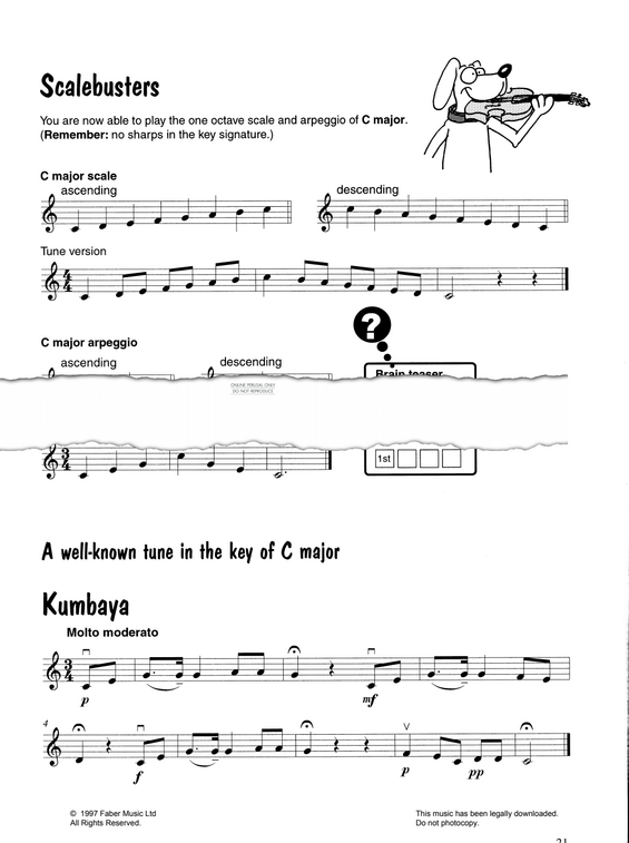 Produktgalerie: Seite 1 von 1 Scalebusters/Kumbaya, Mary Cohen, Violine