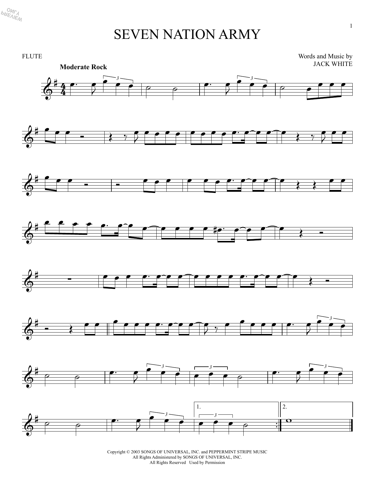 Product gallery: Page 1 of 1 Seven Nation Army, White Stripes