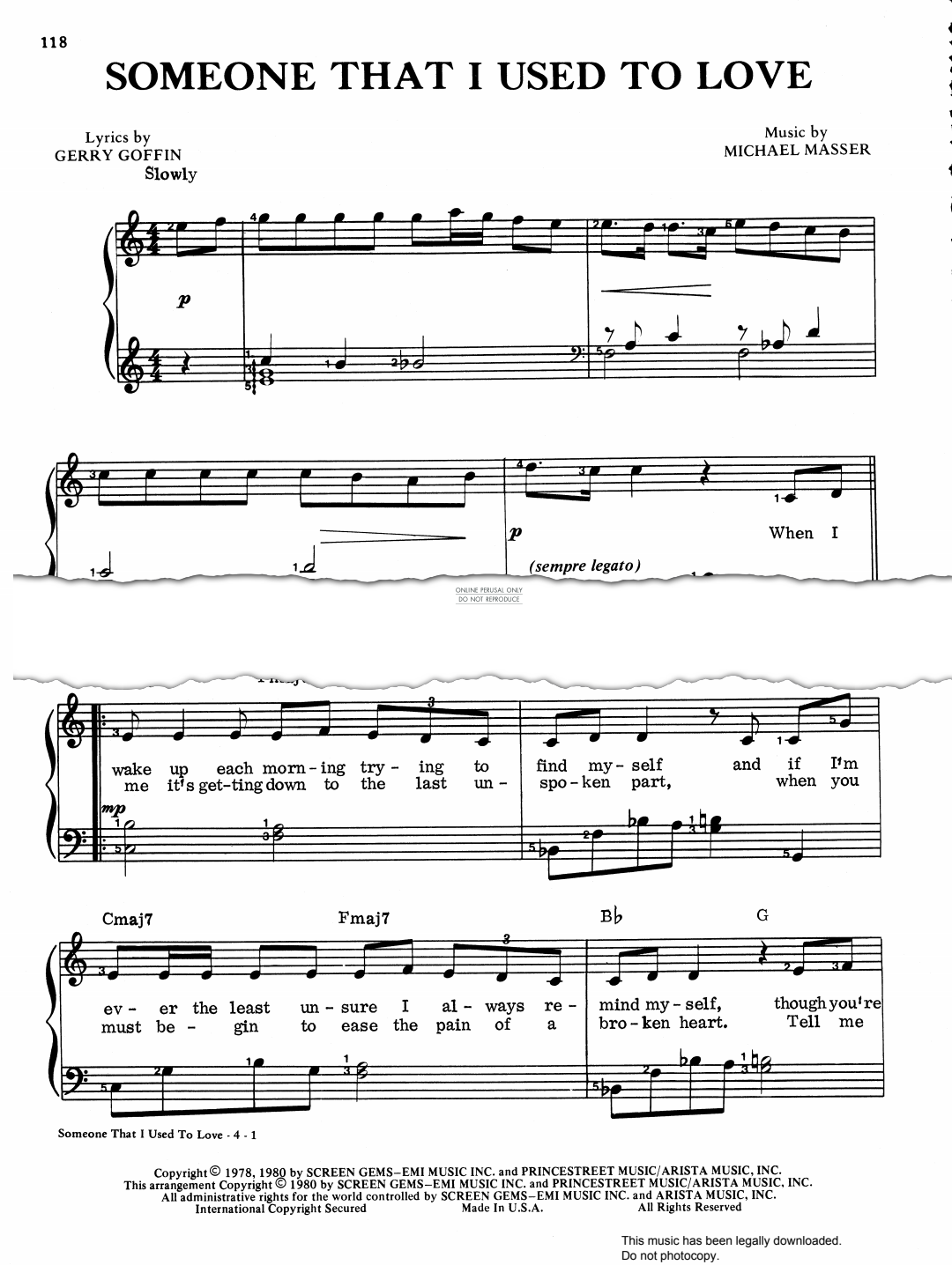 Product gallery: Page 1 of 1 Someone That I Used To Love, Barbra Streisand