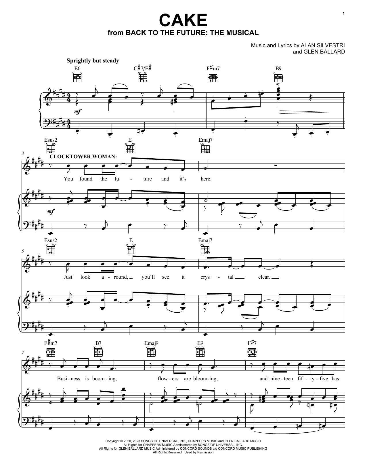 Produktbild zu: Cake (from Back To The Future: The Musical)